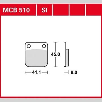 ΤΑΚΑΚΙΑ MCB510 TRW LUCAS ΓΕΡΜΑΝΙΑΣ F54/257