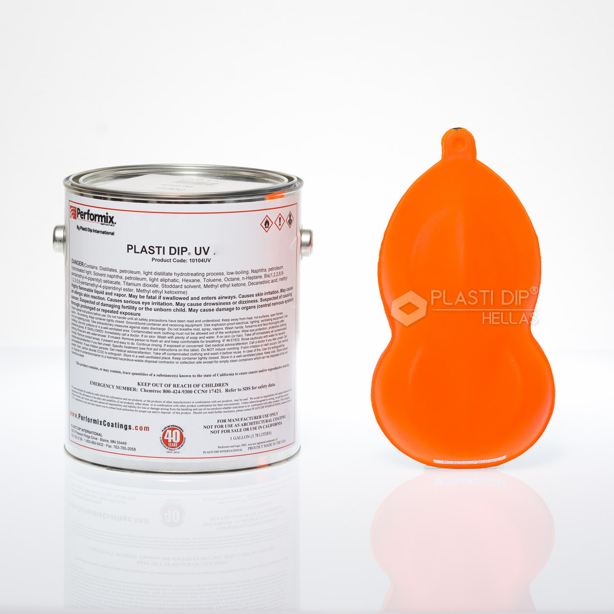 Plasti dip σε Υγρή μορφή Fluorescent Orange Unthinned(παχύρευστο)