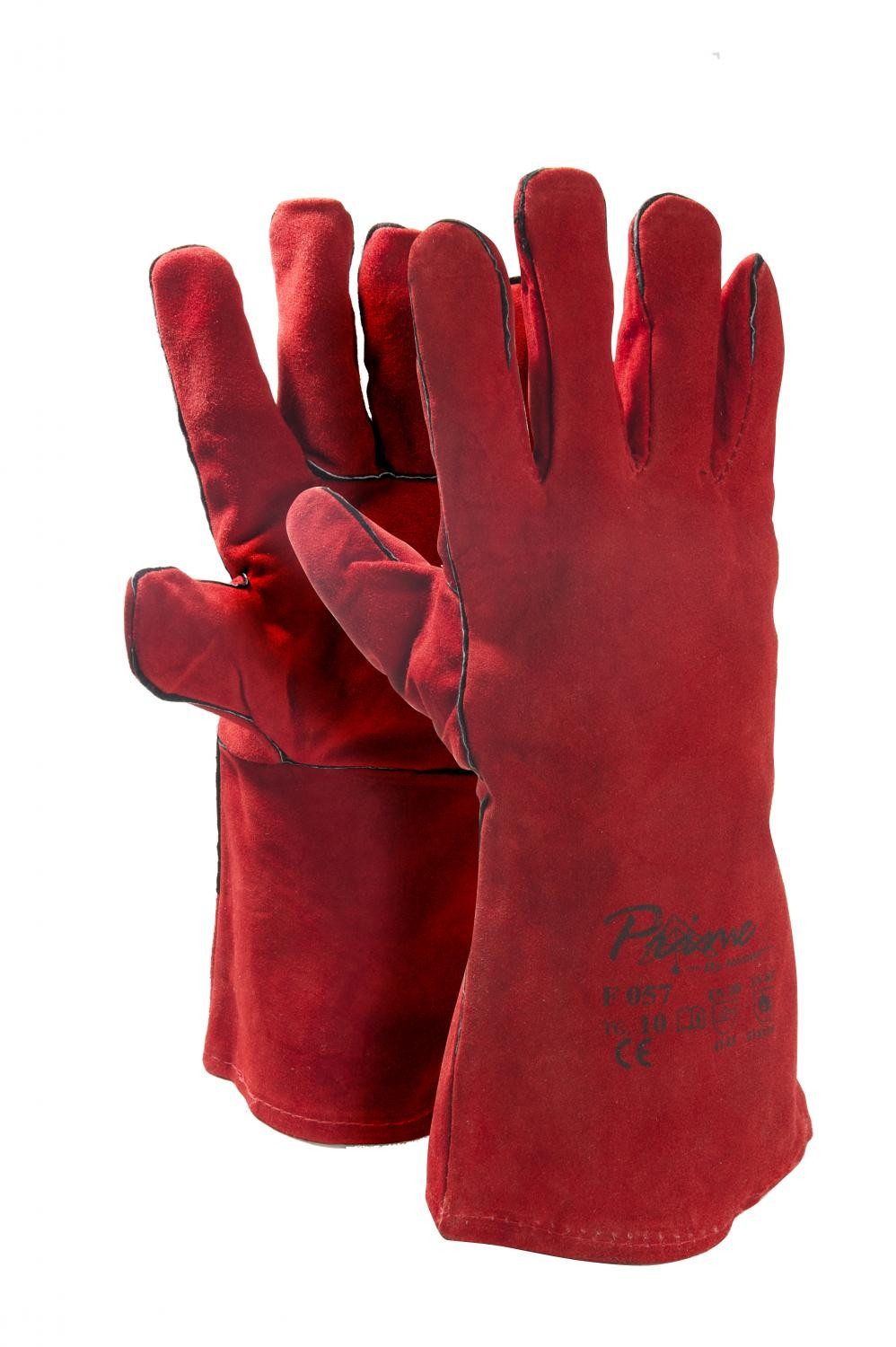 Γάντια Εργασίας ηλεκτροσυγκολλητού κόκκινα 73-F057