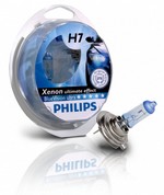 PHILIPS SET BLUE VISION ULTRA H7  W5W