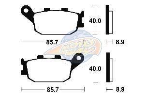 ΤΑΚΑΚΙΑ BENDIX MA157 FA174 STD RR HORNET 600-900-VSTROM1000-FAZER600