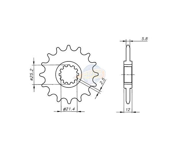 ΓΡΑΝΑΖΙΑ ΚΙΝΗΣΗΣ VAZ DΒ07.213-Z13 ALL500