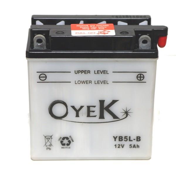 ΜΠΑΤΑΡΙΕΣ YB5L-B (12N5-3B) OyeK (6) - (ΤΑΙ)