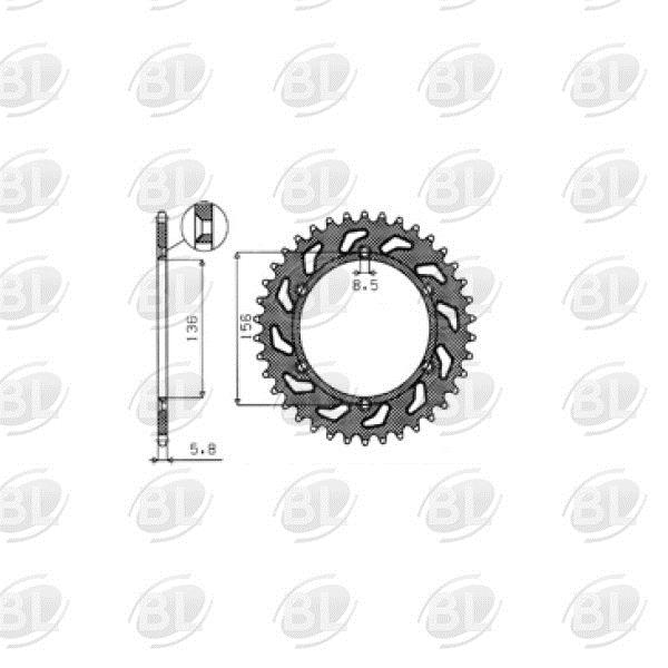 ΓΡΑΝΑΖΙΑ ΡΟΔ S3631-48(822) ERGAL SUNSTAR - (ΙΑΠ) 