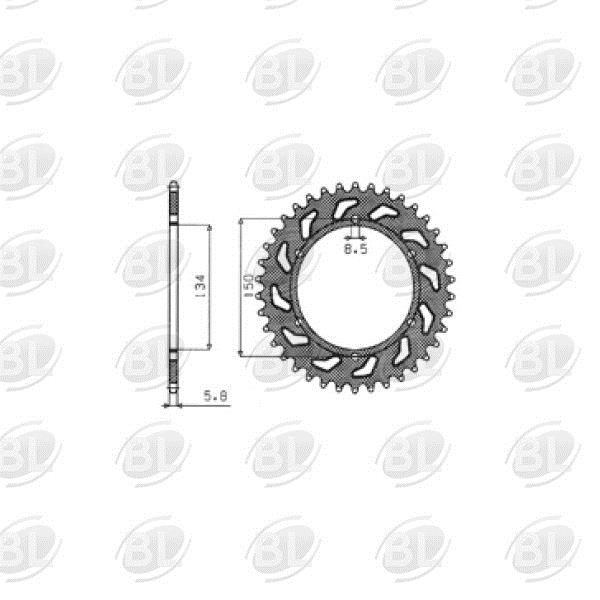 ΓΡΑΝΑΖΙΑ ΡΟΔ S3619-47(460) SUNSTAR - (ΙΑΠ) 