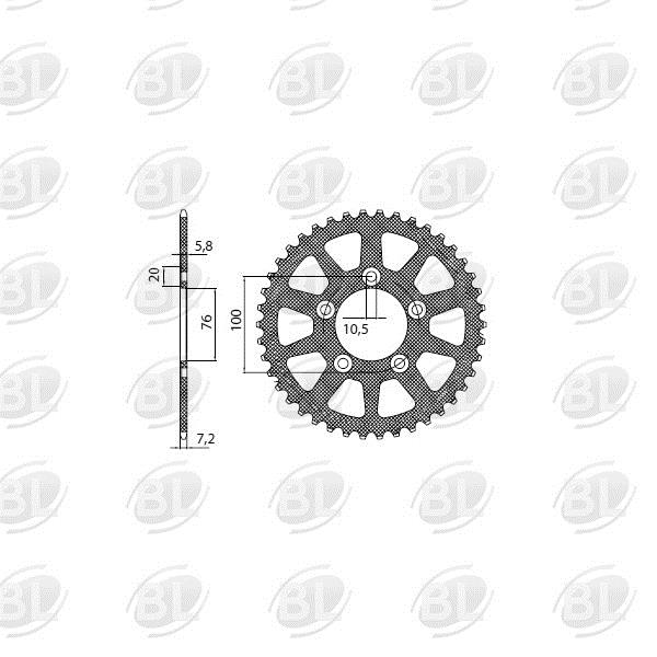 ΓΡΑΝΑΖΙΑ ΡΟΔ S4216-45 B-ONE SUNSTAR - (ΙΤΑ) 