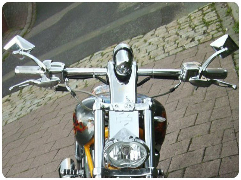 Καθρέπτες Τιμονιού 912 Χρώμιο Για Μοτοσυκλετα Scooter ATV
