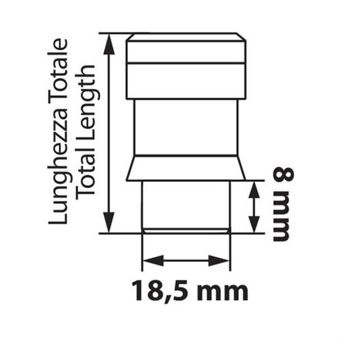 Μπουλόνια Ασφαλείας 12x1,50 42,2mm (19) ίσια με ροδέλα K010 5τεμ