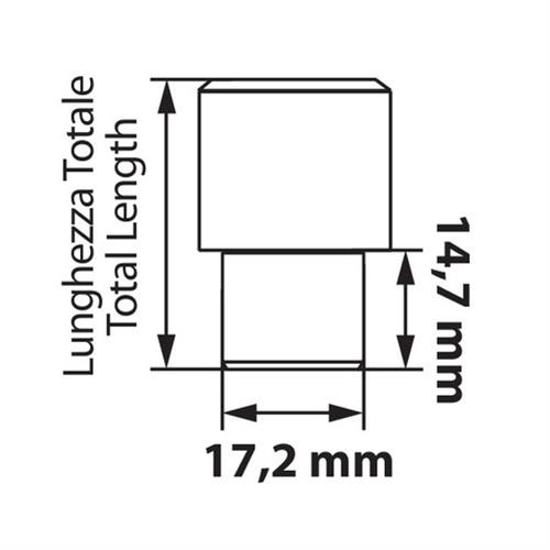 Μπουλόνια Ασφαλείας 12x1,50 15/35mm (21) ίσια J030 5τεμ