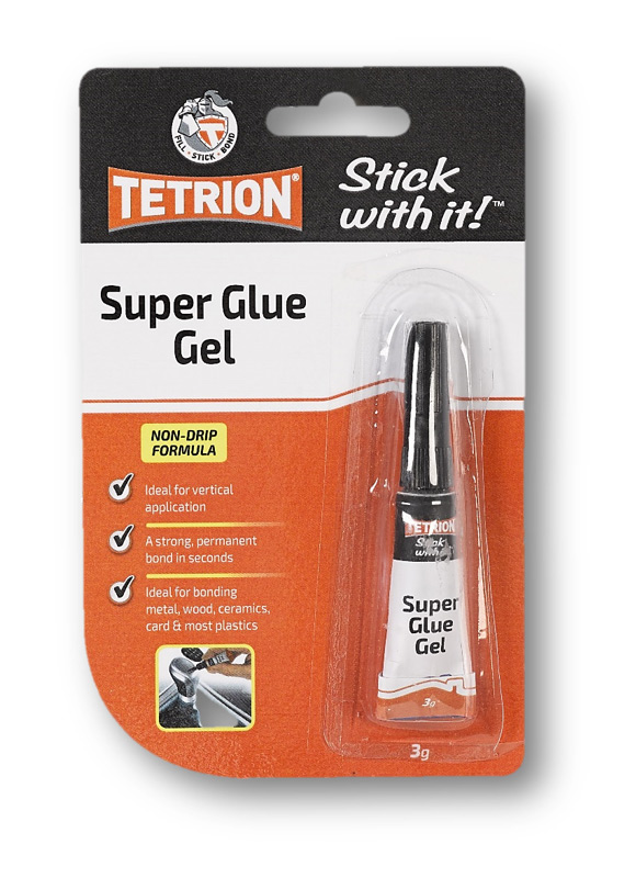 ΚΟΛΛΑ ΙΣΧΥΡΗ ΓΕΝΙΚΗΣ ΧΡΗΣΗΣ 3gr TETRION SUPERGLUE GEL