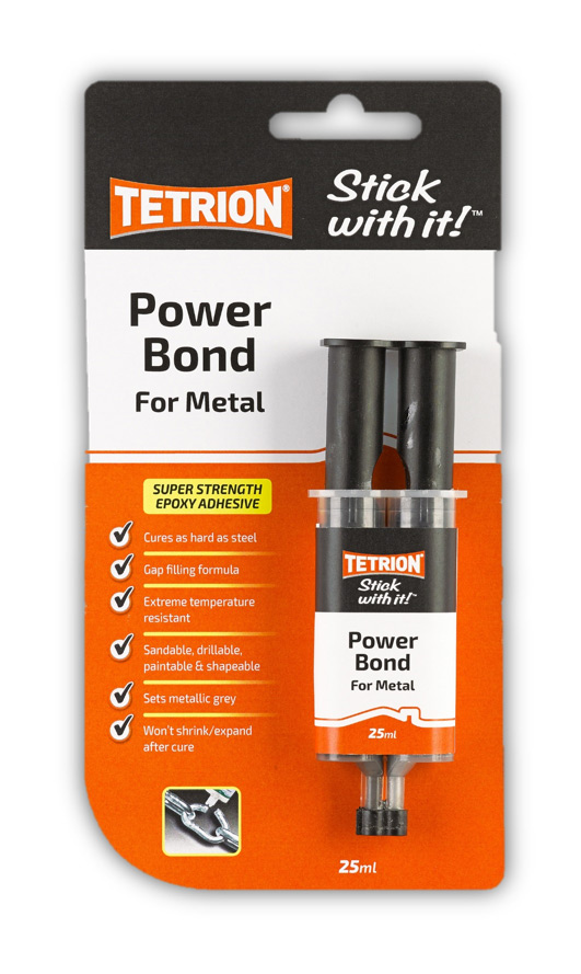 ΕΠΟΞΙΚΗ ΚΟΛΛΑ ΜΕΤΑΛΛΩΝ 25ml TETRION POWER BOND FOR METAL